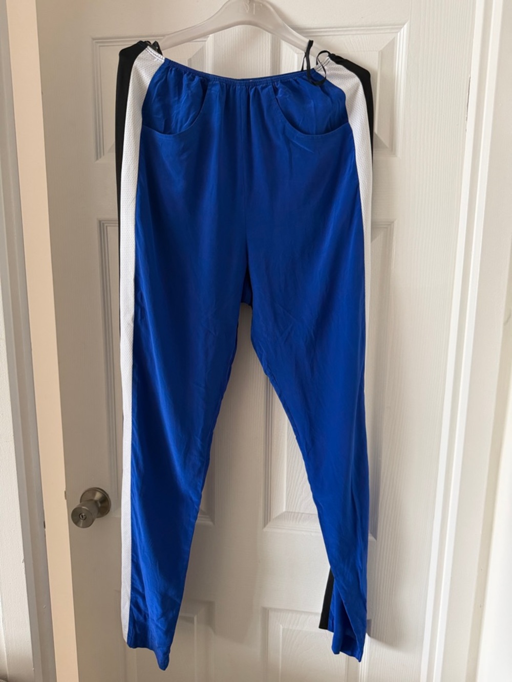 Blue Side-Stripe Women’s Jogger Pants